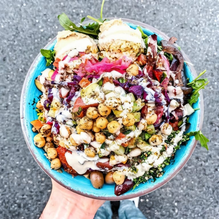 Fresh Build-Your-Own Mediterranean Food